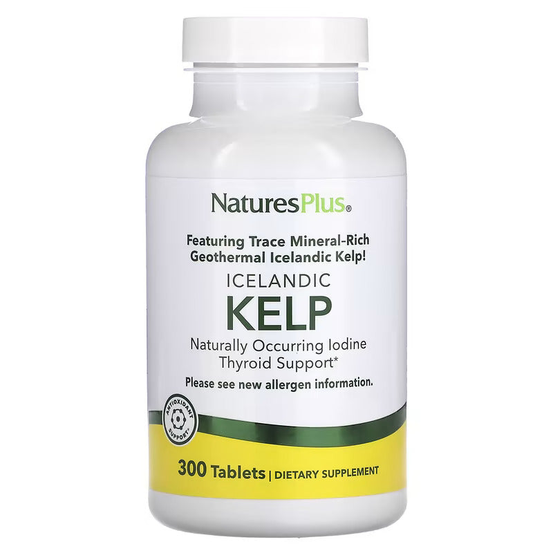 NaturesPlus Icelandic Kelp, Thyroid Support  300 Tablet
