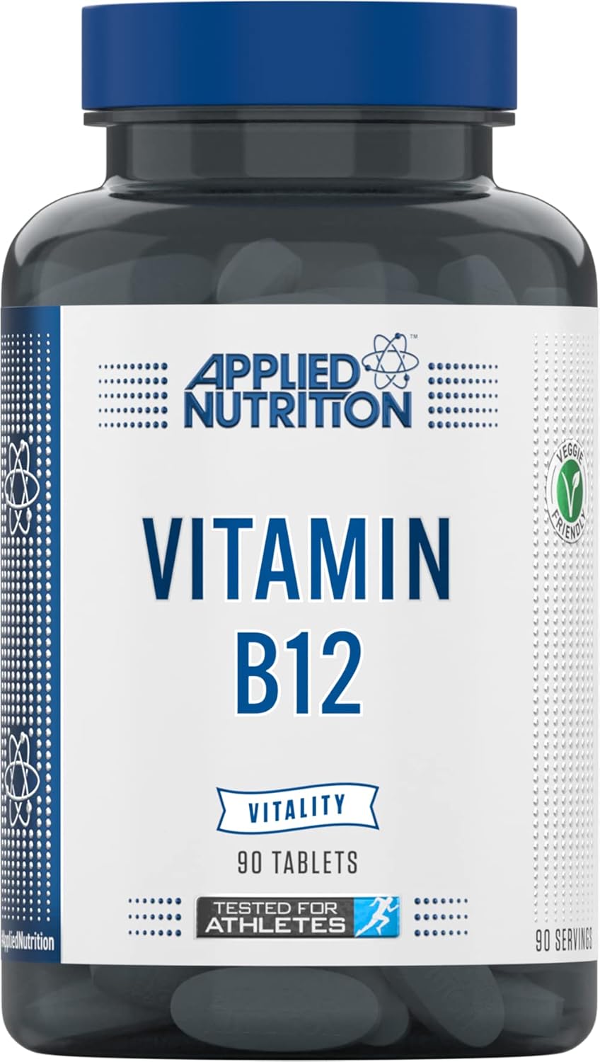 Applied Nutrition Vitamin B12 Immune System Support & Reduction of Tiredness and Fatigue 90 Tablets