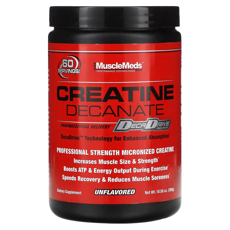 MuscleMeds, Creatine Decanate 300 Gr - 60 SERVİS (ABD VERSİYON)