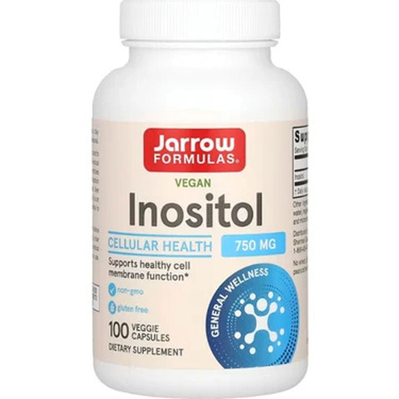 Jarrow Formulas, Vegan Inositol 750 mg, 100 Veggie Caps