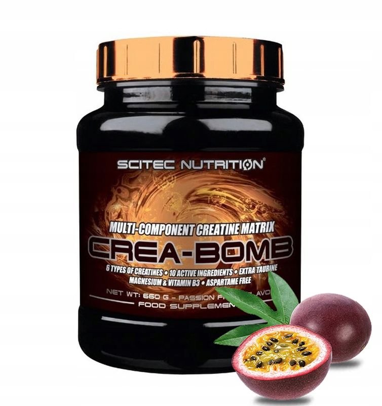 Scitec Creatine-Bomb (Kreatin Monohidrat+Mikronize Kreatin+Kre-Alkalyn) 660 gr - 110 SERVİS
