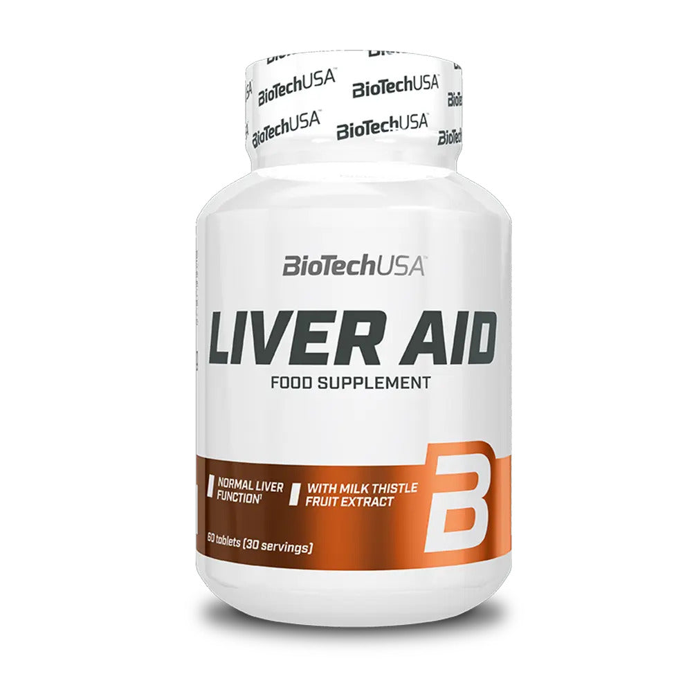 BIOTECH Liver Aid (Turmeric root + Milk thistle + Choline bitartrate + Vitamin C + Vitamin D) 60 tab