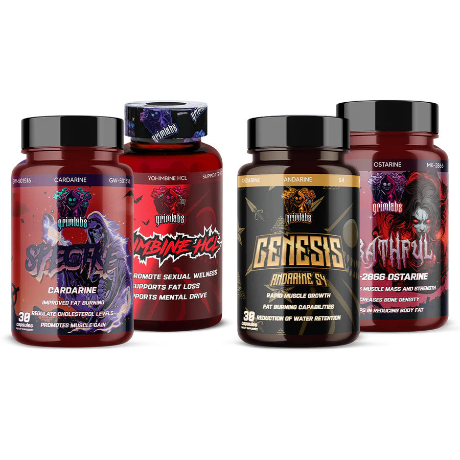 GRIMLABS FAT INDICATOR STARTER KIT - SPECTRE CARDARİN & GENESIS ANDARİNE S4 & WRATHFUL MK2866 & YOHİMBINE HCL