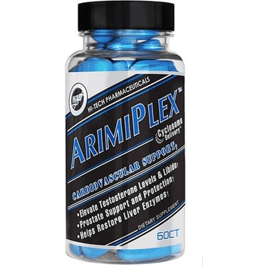 Hitech Arimiplex® PCT Testo booster (TRİBULUS+NAC+SAW PALMETTO+FENUGREEK+MİLK THİSTLE) 60 Tablet