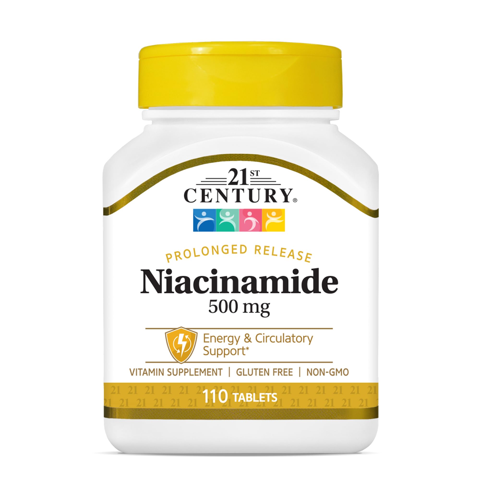 21ST Century Prolonged Release Energy Support Niacinamide 500 Mg 110 Tablet (NON-FLUSH)