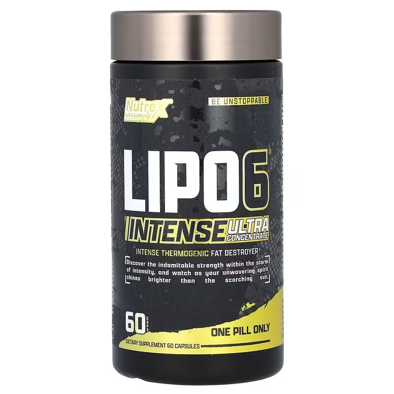 Nutrex Research LIPO 6 Intense Ultra Concentrate Fat Burners 60 Caps