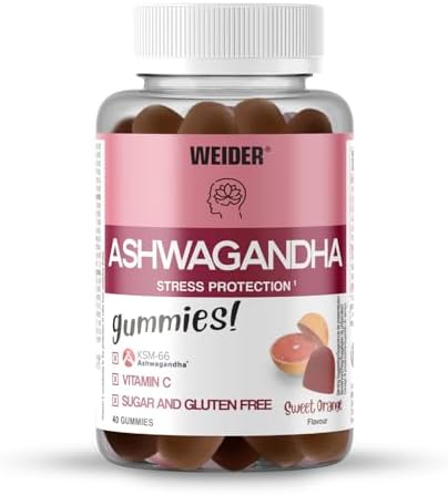 Weider Ksm66 Ashwagandha + C vitamin (Şekersiz) – 40 gummies