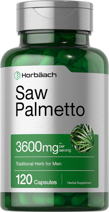 Horbaach Saw Palmetto (Cüce Palmiye) Hair Skin  3600mg | 120 Capsules