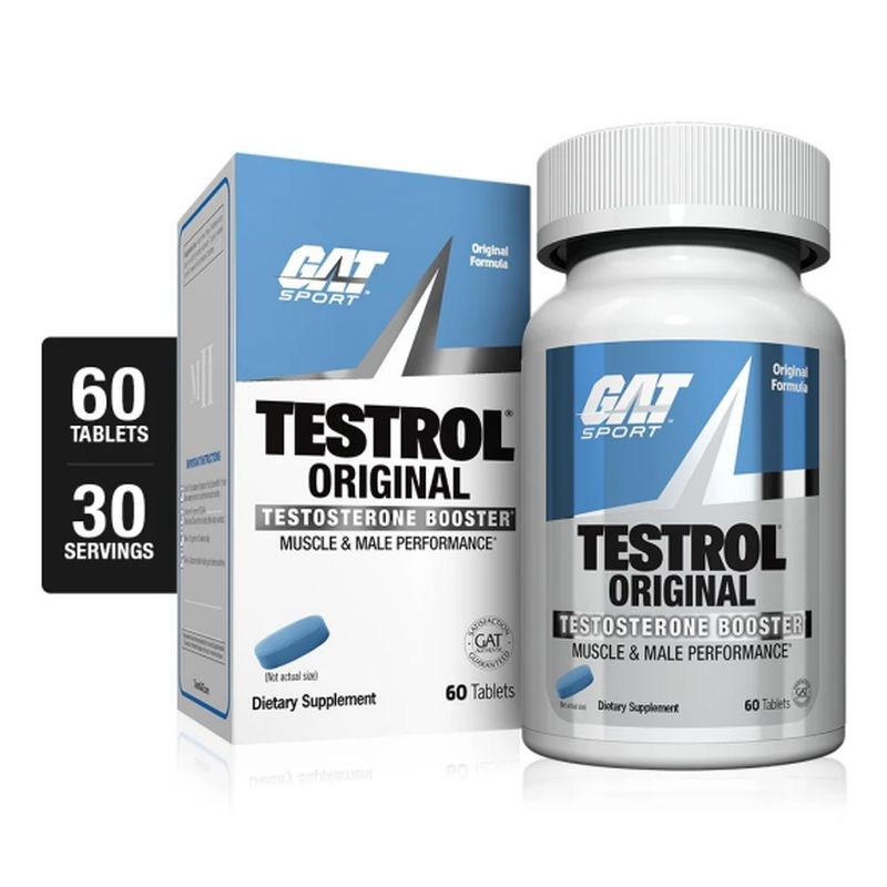 GAT Testrol Tribulus+Dopa Mucuna+Saw palmetto+Ginkgo biloba Testo booster Original 60 Tablet