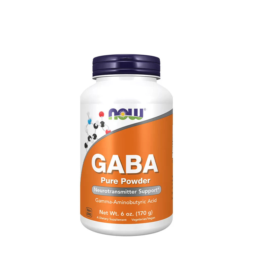 NOW Foods GABA Pure Powder 500 mg  170 g - 340 servis