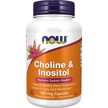 Now Choline & Inositol 100 Veg Kapsül