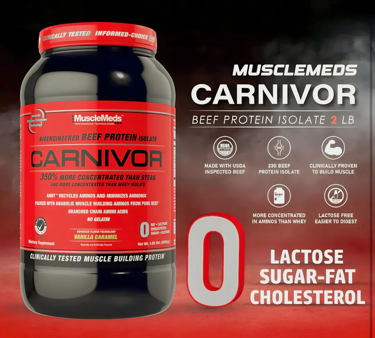 Musclemeds Carnivor Beef İsolate izole Protein 1 Kg - 30 servis