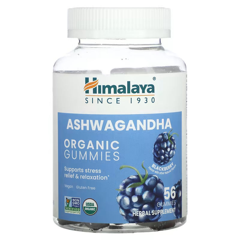 Himalaya Organic Ashwagandha Ksm66 56 Gummies