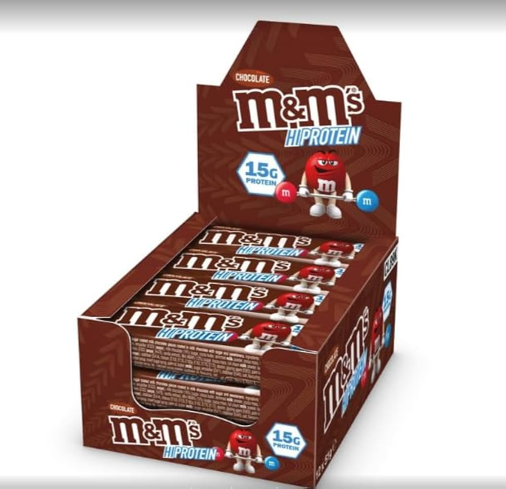 MARS M&M HI-PROTEİN BAR 12X51G - Chocolate