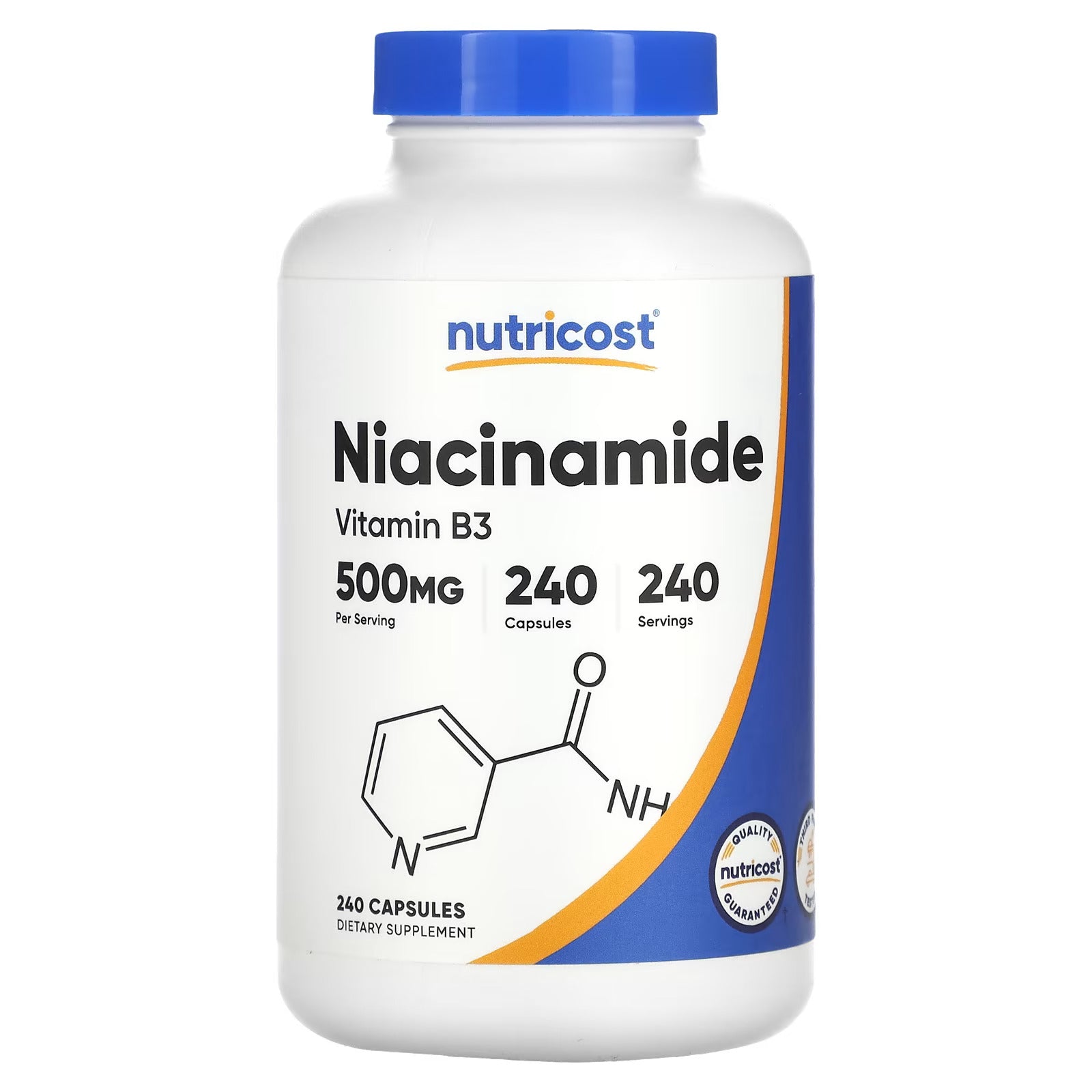 Nutricost Niacinamide 500 mg 240 capsules