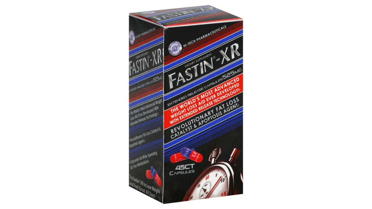 Hitech Fastin®-XR with Senegalia Yohimbine+Green Tea Appetite control weight loss 45 KAPSÜL