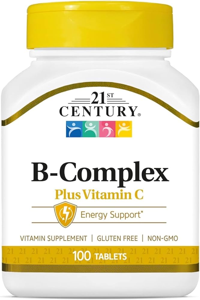 21st Century B Complex Plus Vitamin C 100 tablets