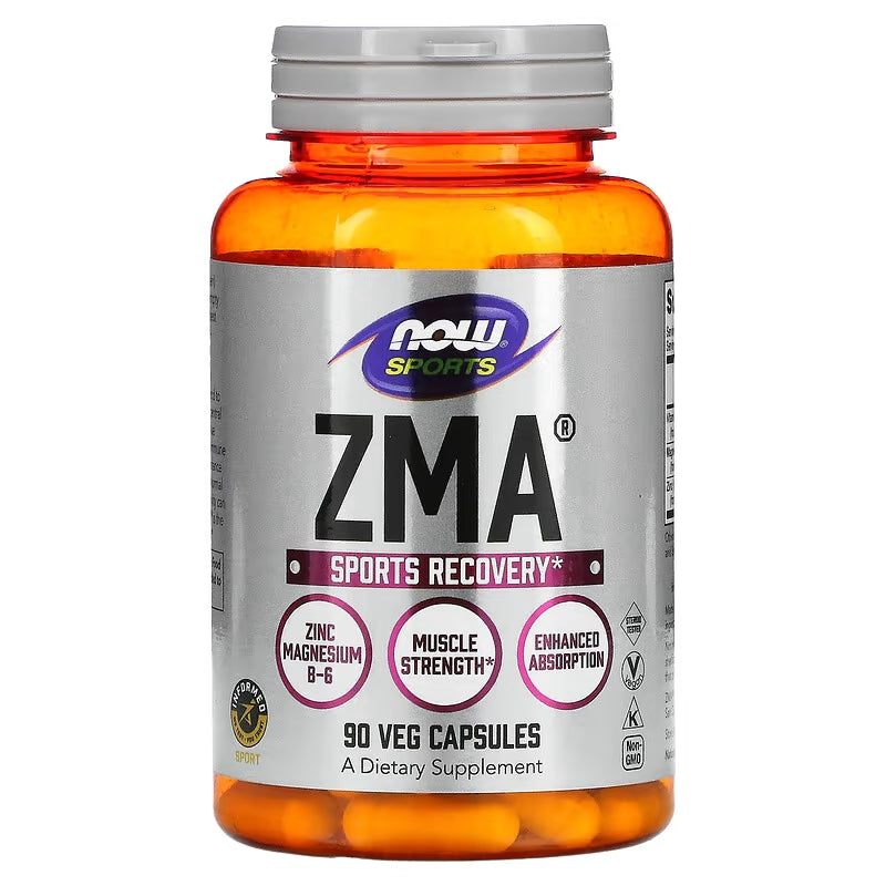 NOW Foods Sports ZMA Sports Recovery 90 Vegetarian Capsules