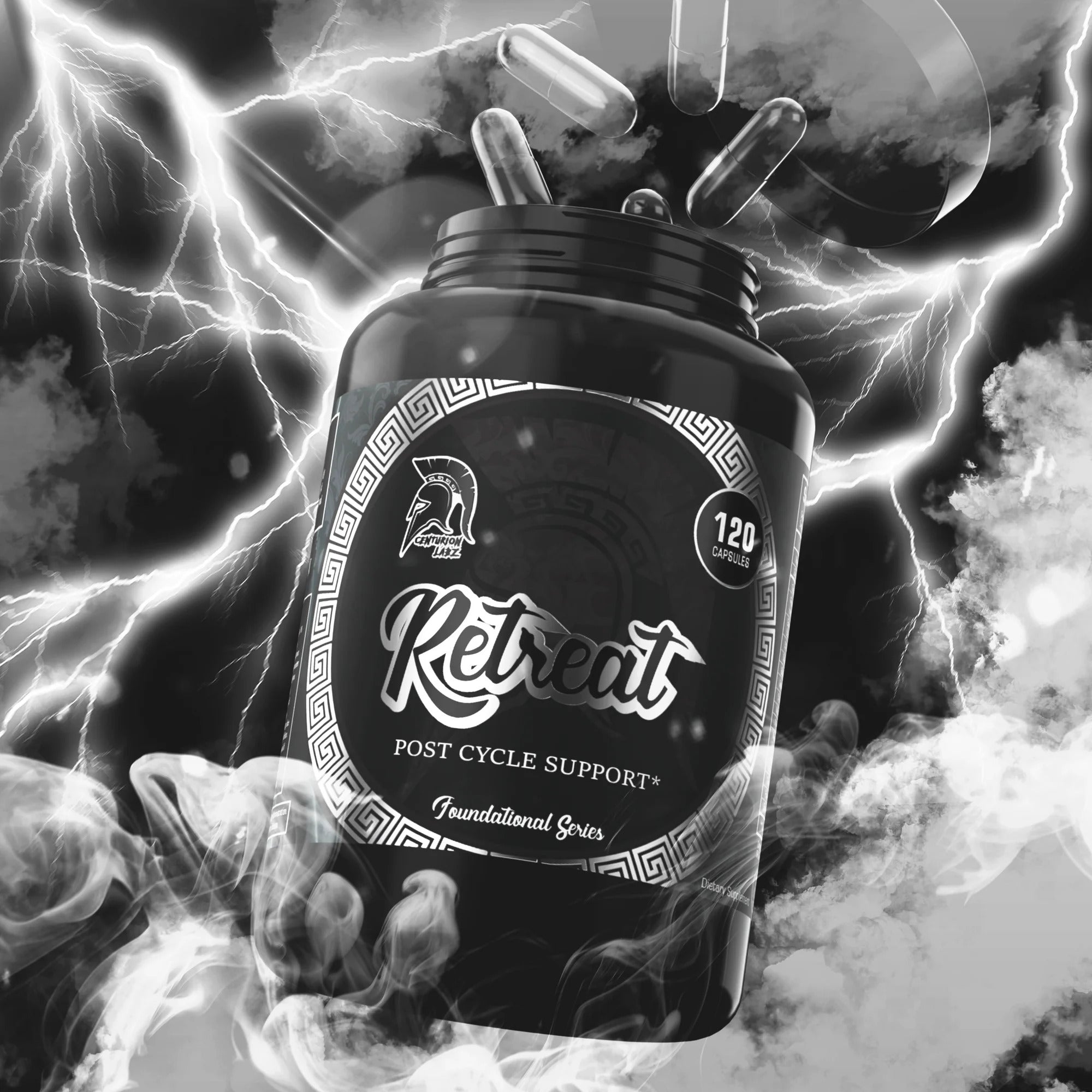 Centurion Labz Retreat PCT Post Cycle Support (Tribulus + Maca + Fenugreek + Boron + Dim) 120 Caps