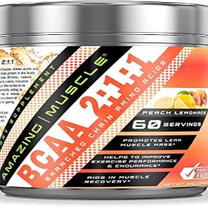 Amazing Muscle Bcaa 2 1 1  6000 MG - 60 Servis USA MENŞEİ
