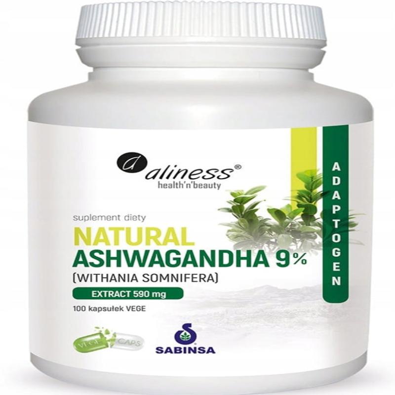 ALINESS Ashwagandha 9% 580mg - 100 vcaps