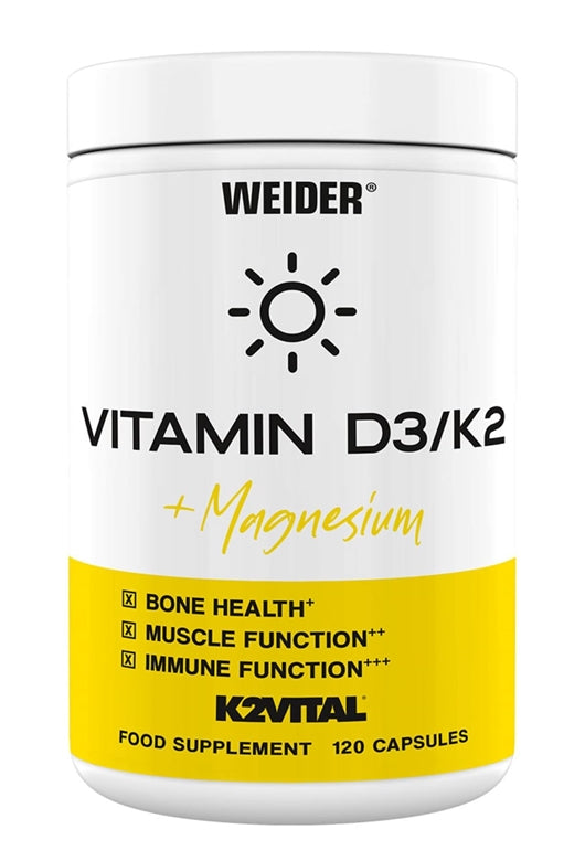 WEIDER Vitamin D3 K2  Magnesium(Magnezyum) – 120 caps