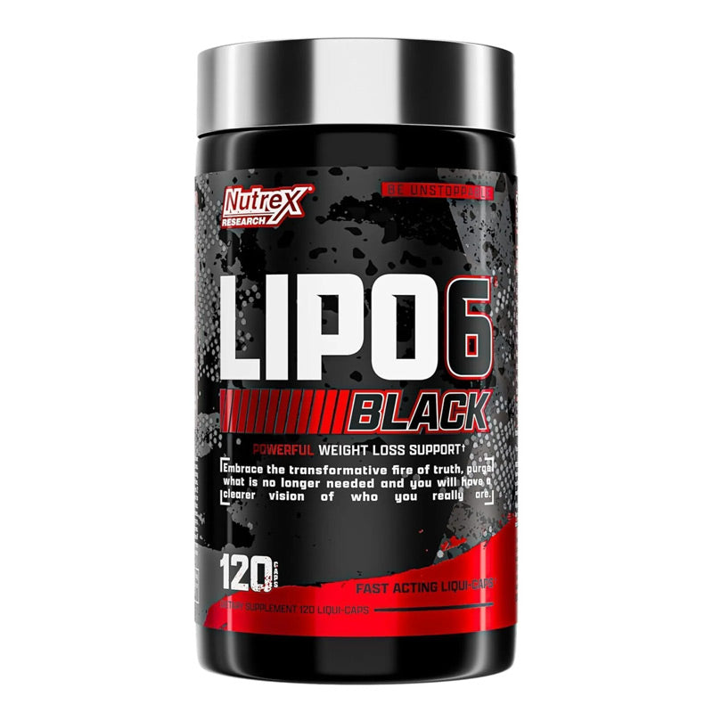 Nutrex Research LIPO 6 Black Fat Burners 120 Liqui-Caps