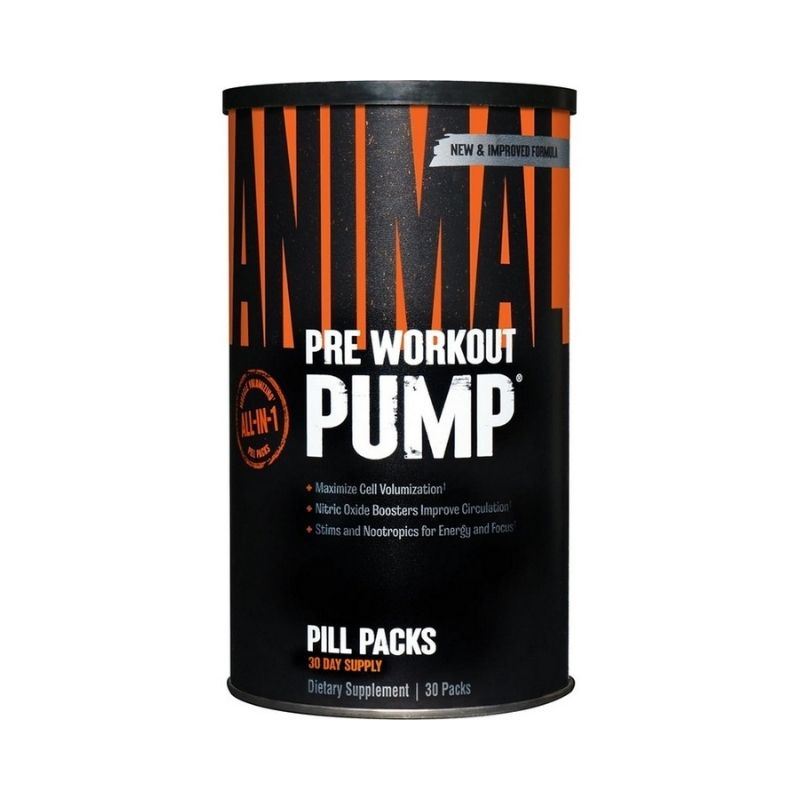 UNIVERSAL ANIMAL PUMP PRE WORKOUT 30 PAKET / ABD VERSİYON