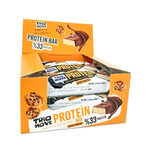 Trio Move Protein Bar 9 Adet X 50 Gr Kurabiye & Sütlü Çikolata | Provitamin