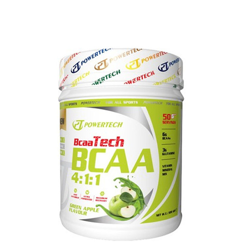Powertech Bcaatech BCAA 4:1:1 500 Gr Yeşil Elma | Provitamin