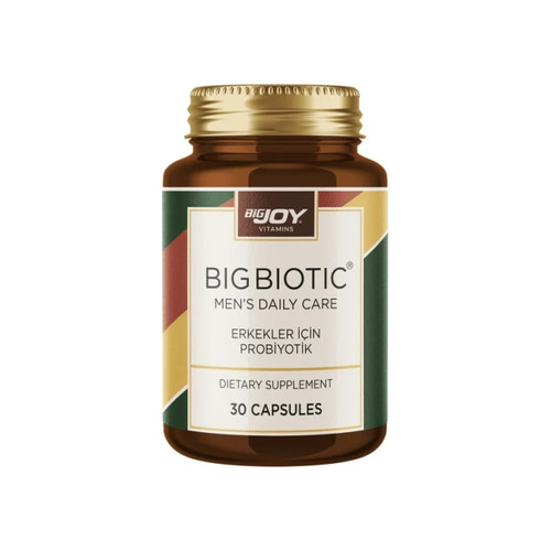 Bigjoy Vitamins Mens Bigbiotic PROBİYOTİK 30 Kapsül | Provitamin